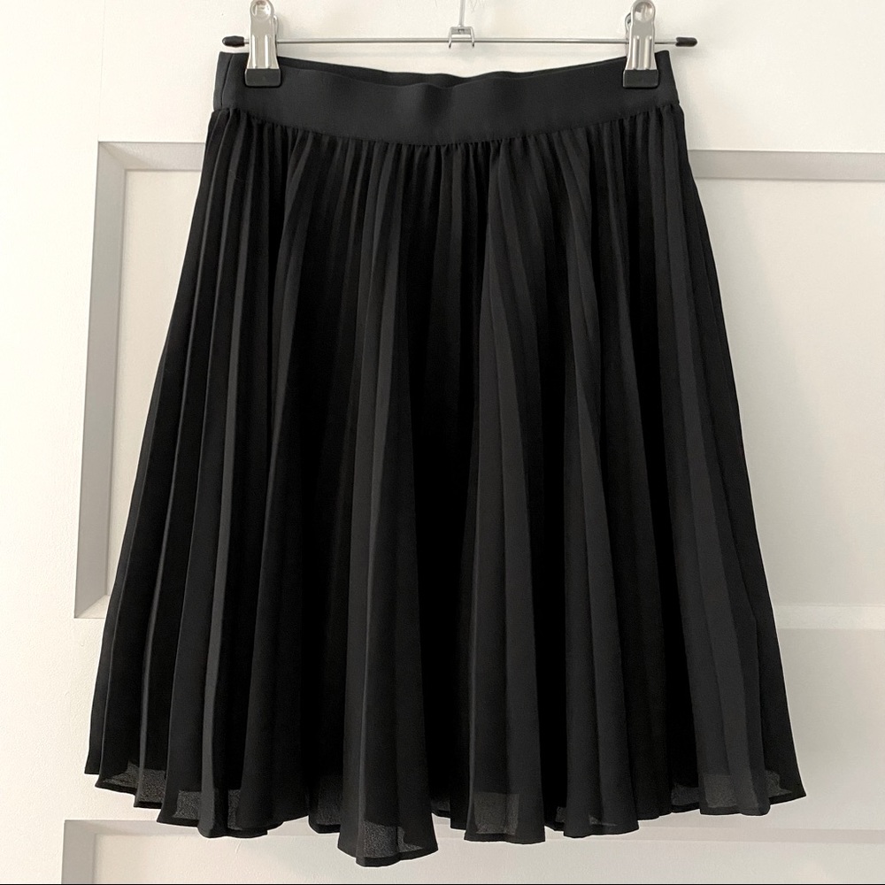 Babaton mini pleated skirt.
